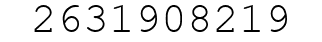 Number 2631908219.