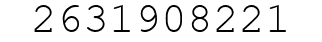 Number 2631908221.