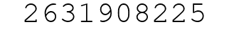 Number 2631908225.