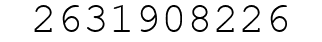 Number 2631908226.