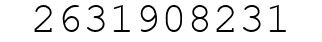 Number 2631908231.