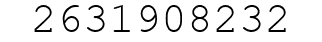 Number 2631908232.