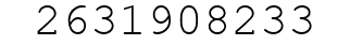 Number 2631908233.