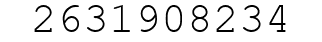 Number 2631908234.