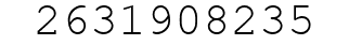 Number 2631908235.