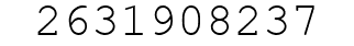 Number 2631908237.