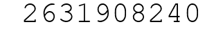 Number 2631908240.