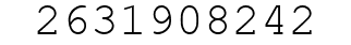 Number 2631908242.