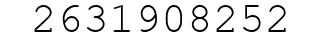 Number 2631908252.