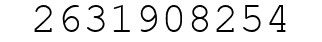 Number 2631908254.