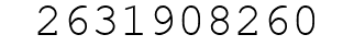 Number 2631908260.