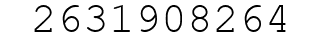 Number 2631908264.