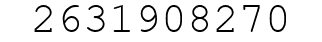 Number 2631908270.