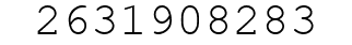 Number 2631908283.