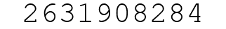 Number 2631908284.