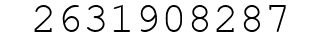 Number 2631908287.