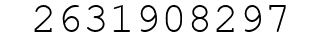 Number 2631908297.