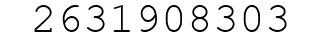 Number 2631908303.