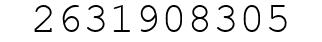 Number 2631908305.