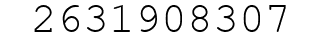 Number 2631908307.