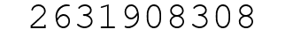 Number 2631908308.
