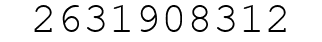 Number 2631908312.