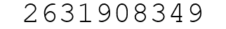 Number 2631908349.