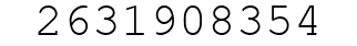 Number 2631908354.