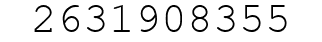 Number 2631908355.