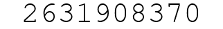 Number 2631908370.
