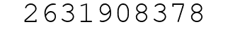 Number 2631908378.