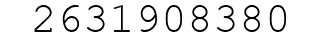 Number 2631908380.