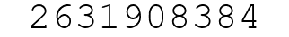 Number 2631908384.