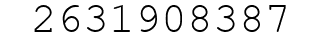 Number 2631908387.