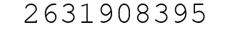 Number 2631908395.