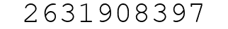 Number 2631908397.