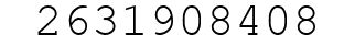 Number 2631908408.