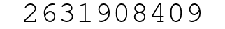 Number 2631908409.