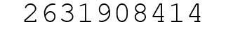 Number 2631908414.