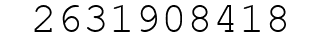 Number 2631908418.