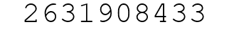 Number 2631908433.