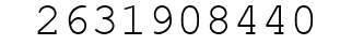 Number 2631908440.