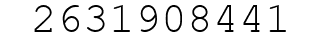 Number 2631908441.