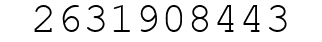 Number 2631908443.