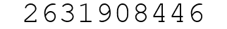 Number 2631908446.