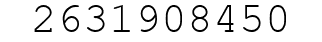 Number 2631908450.