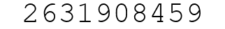 Number 2631908459.