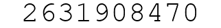Number 2631908470.