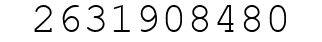 Number 2631908480.
