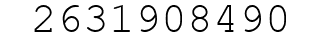 Number 2631908490.